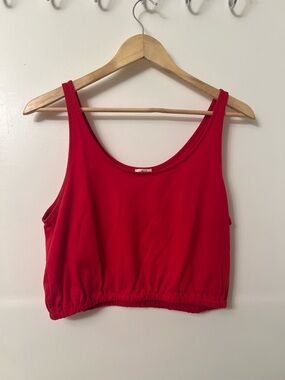 Wilfred Red Cropped Tank – Size Medium